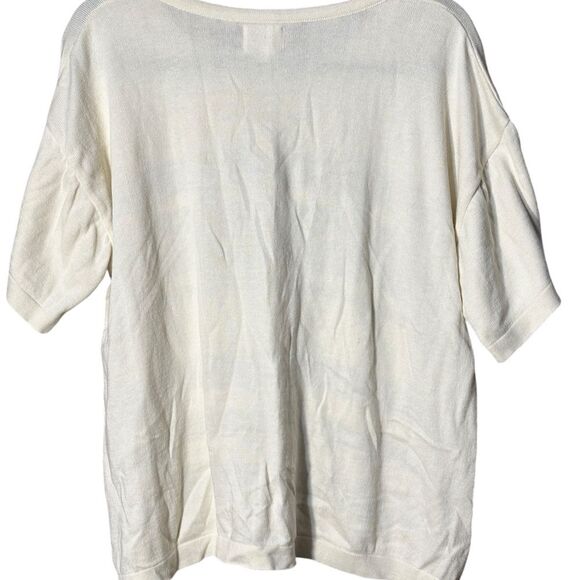 La Martina Buenos Aires Argentina Short Sleeve Lightweight Sweater Sz 2 - Picture 5 of 8